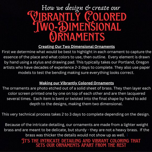 Toronto Canada Ornament Color Brass Landmarks - Picture 3 of 7